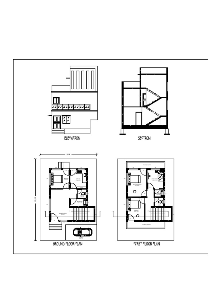 House Plan with Dimensions in Meters | PDF | Room | Home