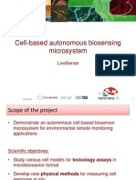 Cell-Based Autonomous Biosensing Microsystem: Livesense
