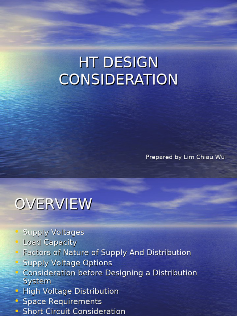 High Voltage Distribution System Design | PDF | Power Supply | Voltage