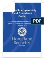 National Interoperability Field Operations Guide: U.S. Department of Homeland Security Office of Emergency Communications