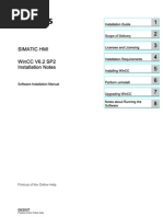 Simatic Hmi Wincc V6.2 Sp2 Installation Notes