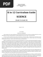 SCIENCE - K to 12 Curriculum Guides - Grade 7 | Curriculum