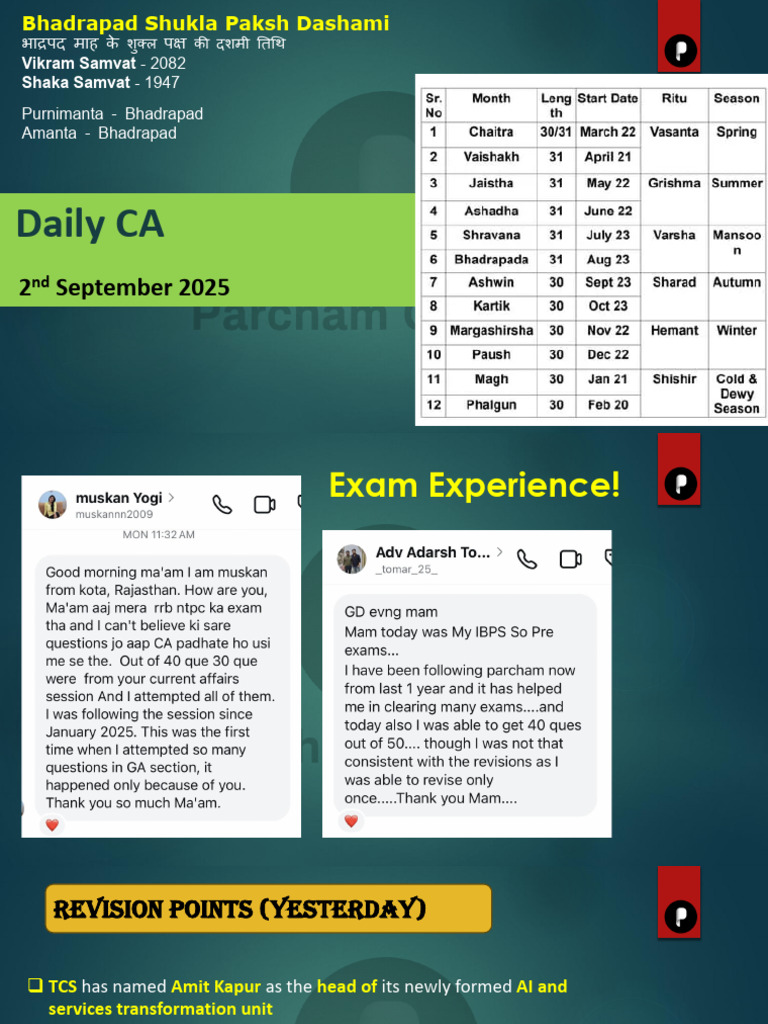 Daily CA Updates: Key Highlights for 2nd Sept 2025 | PDF