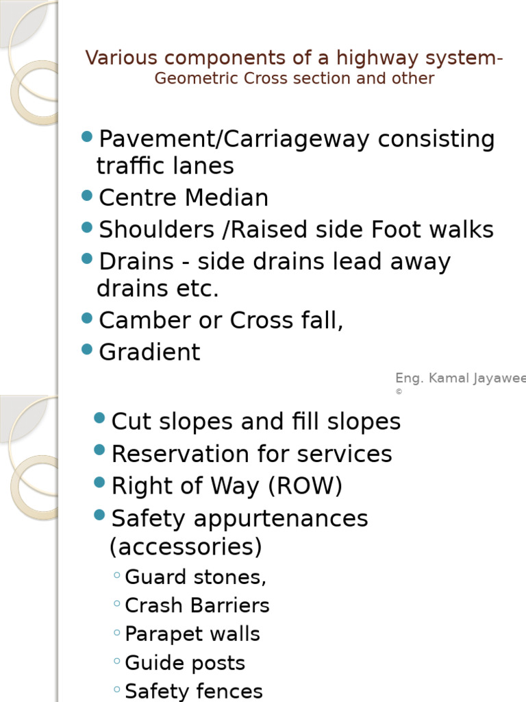 Componenents of HW System | PDF | Road | Traffic