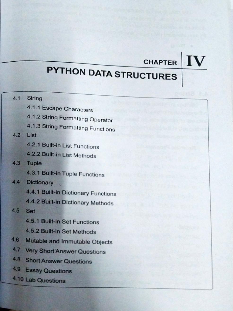 4th Module | PDF