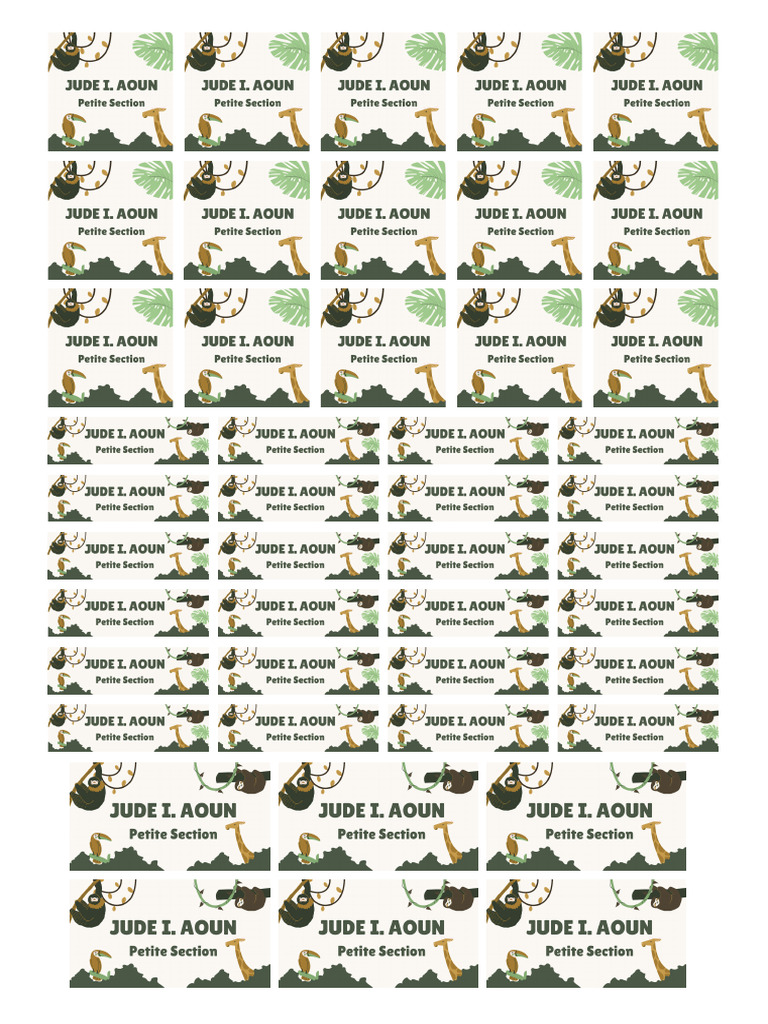 Jude Aoun - Stickers | PDF