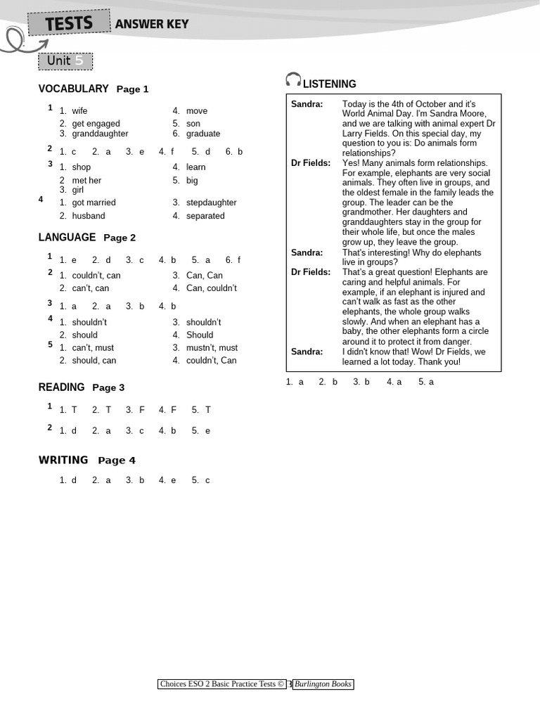 Vocabulary and Listening Practice Guide | PDF | Chess Theory | Chess
