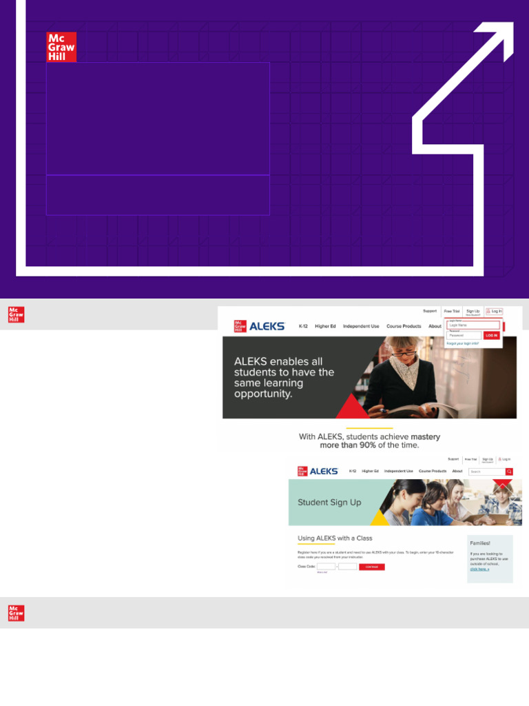 ALEKS Student Registration Guide | PDF