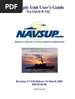 Rsupply Unit User'S Guide: Navsup P-732