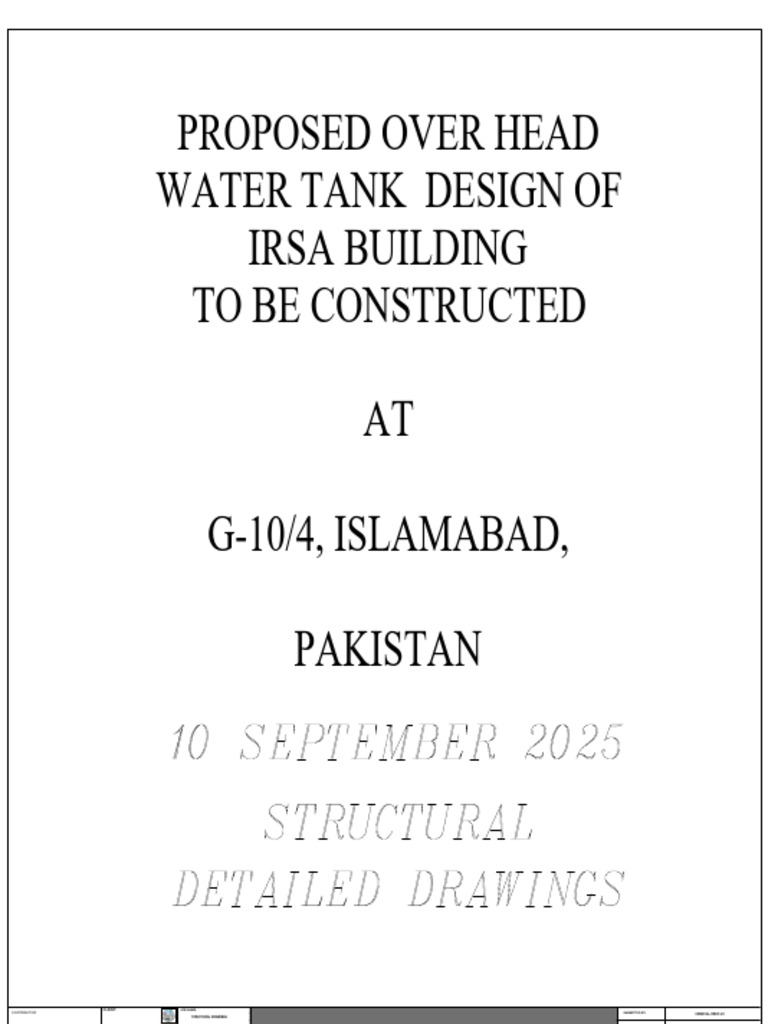 Ohwt Irsa Structure Drawing (10-9-2025) | PDF