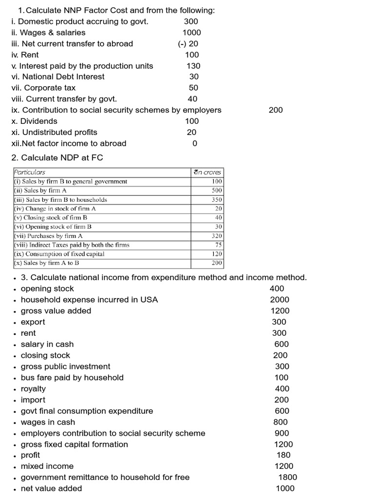 Calculate NDP at FC | PDF