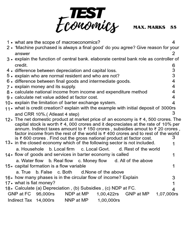 Key Economic Concepts Explained | PDF