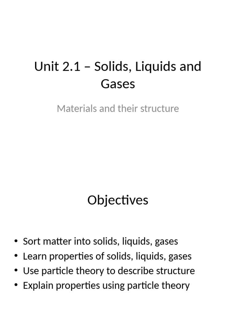 Understanding States of Matter | PDF