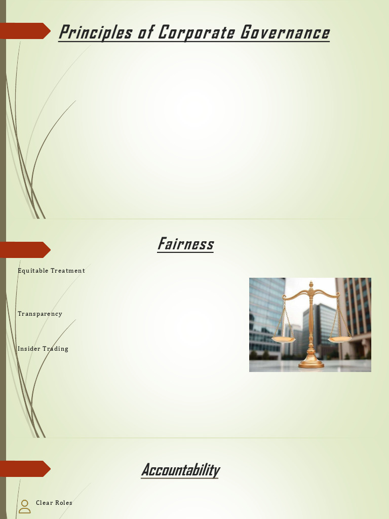 Corporate Governance Principles Explained | PDF | Governance ...