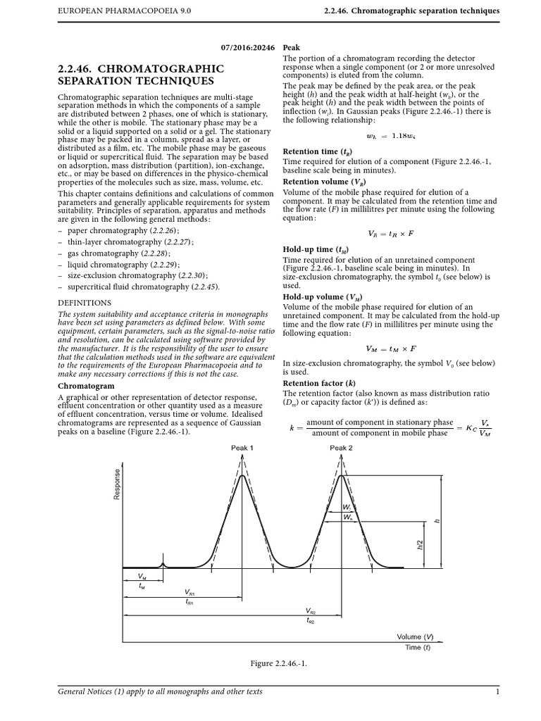 Chromatographic Separation Techniques | PDF | Chromatography | Elution