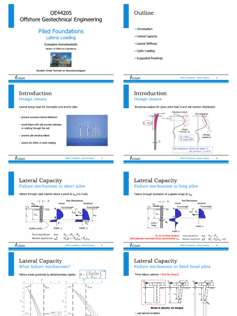 OGE Piled Foundations - Lateral Loading | PDF