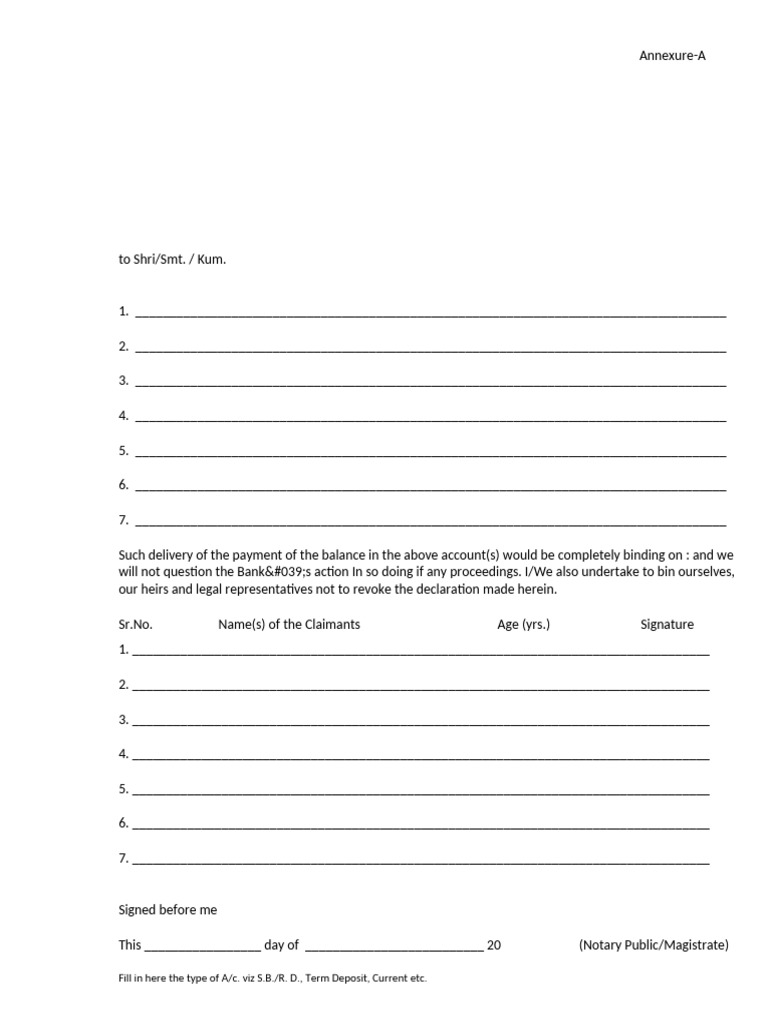 Annexure A - 2 | PDF