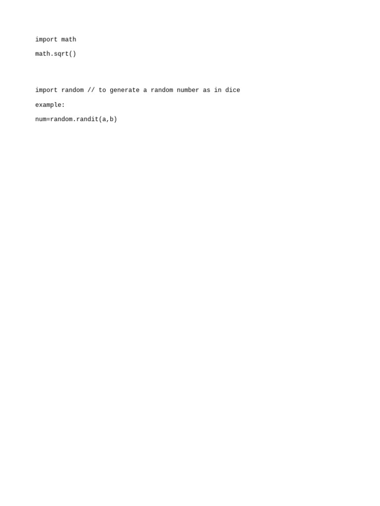 Import Math | PDF