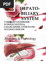 Hepato-Biliary System: Mirizzi'S Syndrome Cholecystitis & Gulran Disease