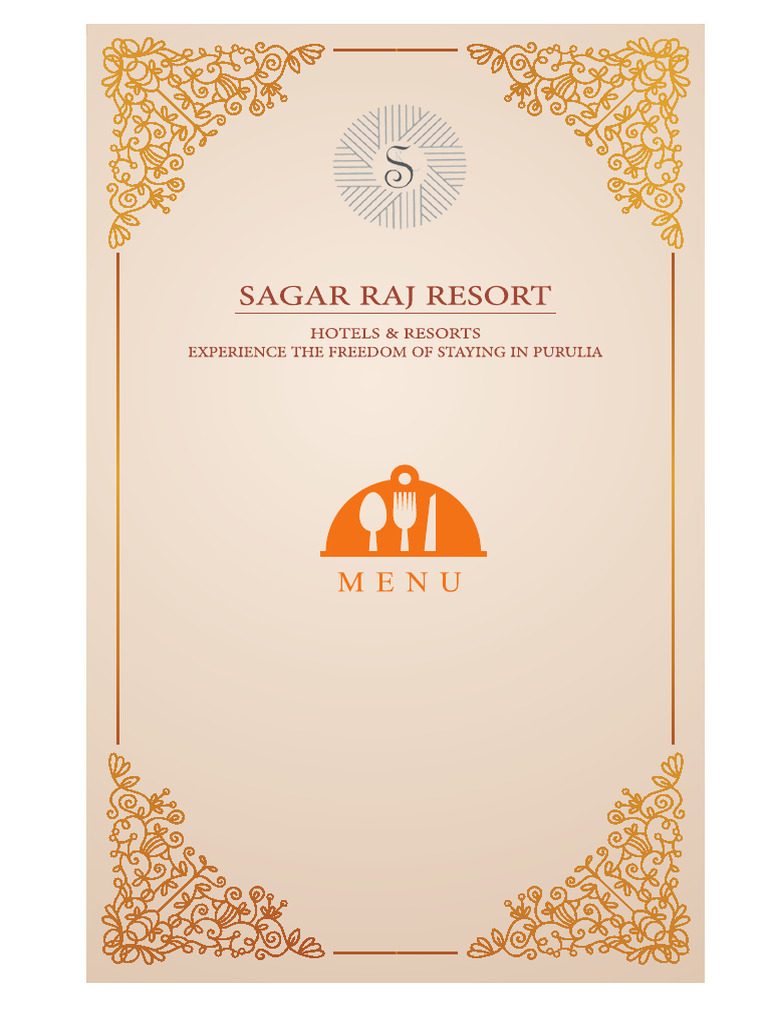 Sagar Raj Resort Menu Overview | PDF | Asian Cuisine | Cooking