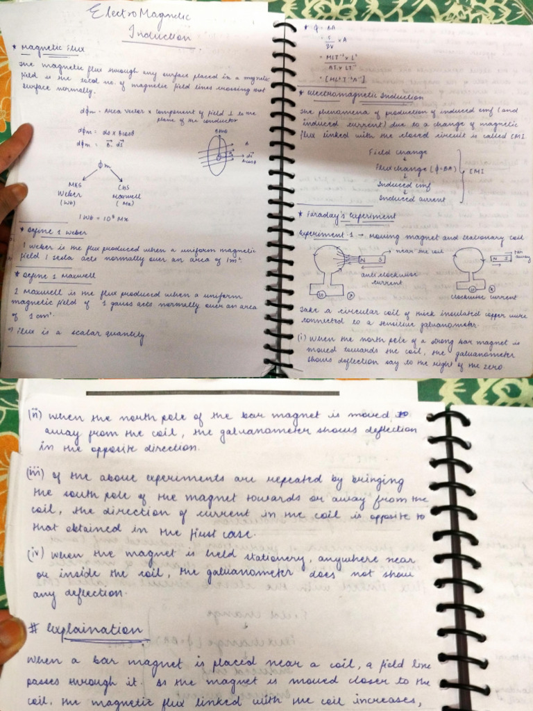 Magnetic Field Induction Principles | PDF