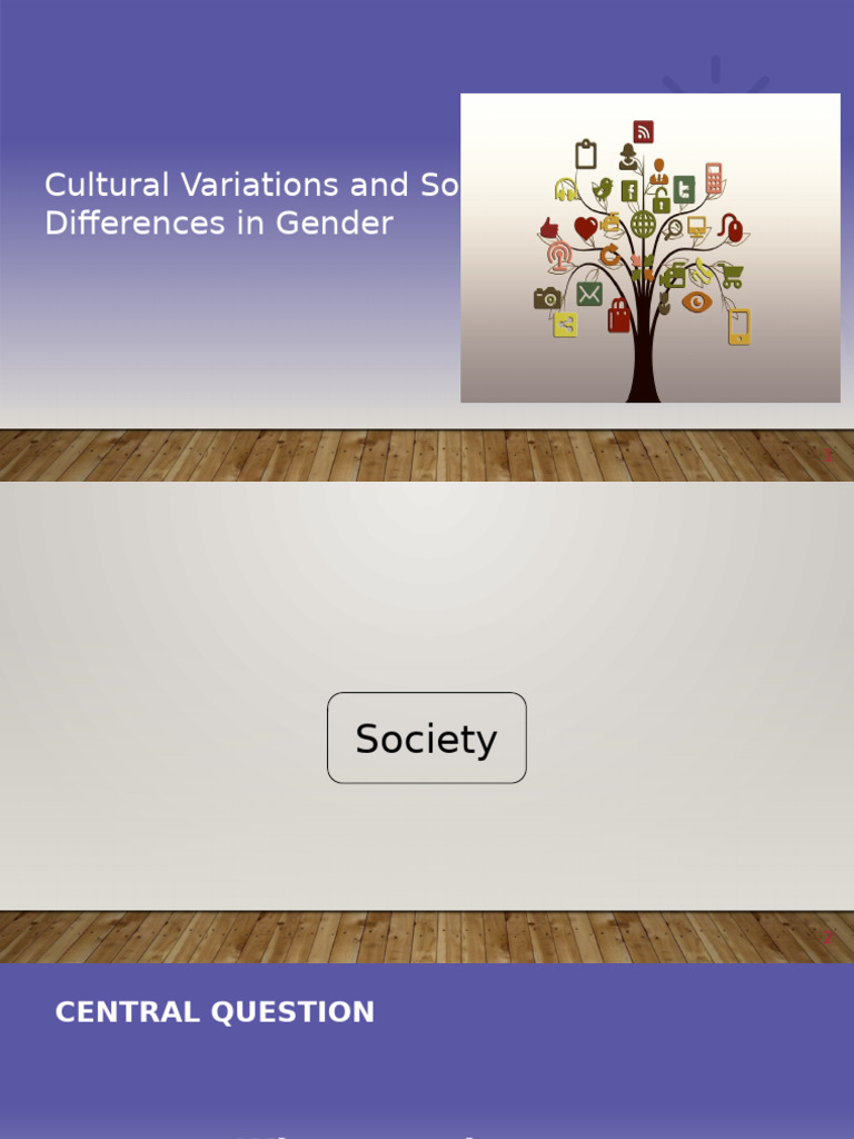 Cultural Variations and Social Differences in Gender | PDF