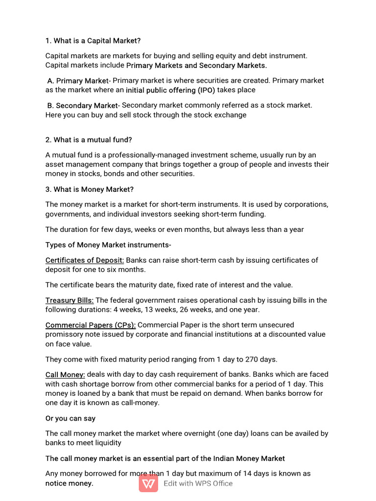 Interview Answer For IB L-1 | PDF