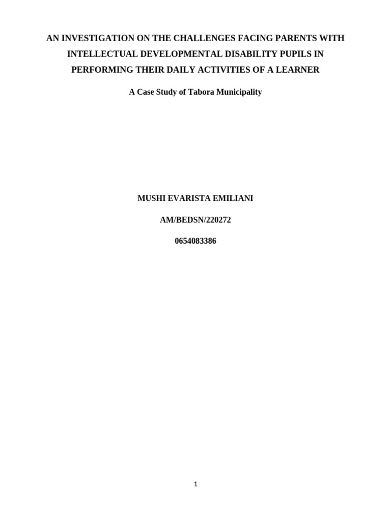 Chapter Four Emiliana 4i | PDF | Learning | Developmental Disabilities