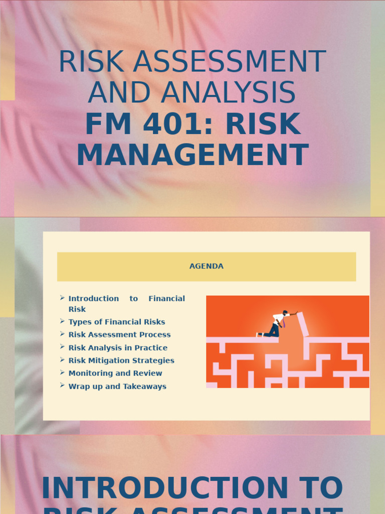 Financial Risk Assessment Overview | PDF | Financial Risk | Risk