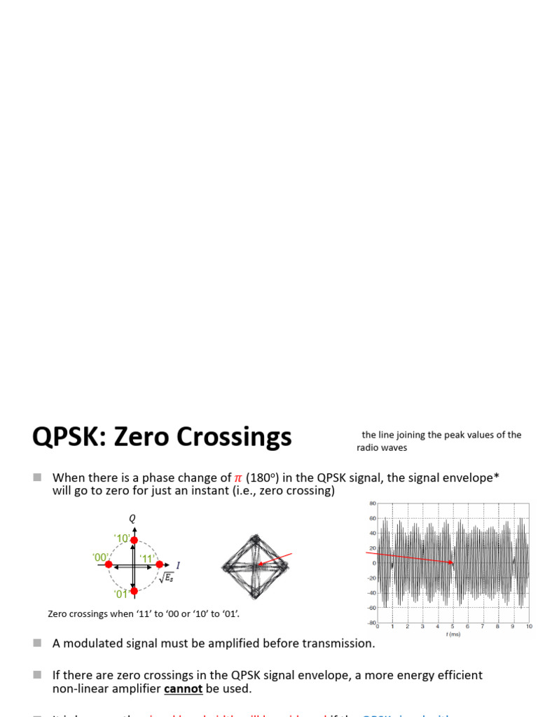 QPSK and OQPSK Modulation Techniques | PDF | Wireless | Electronic ...
