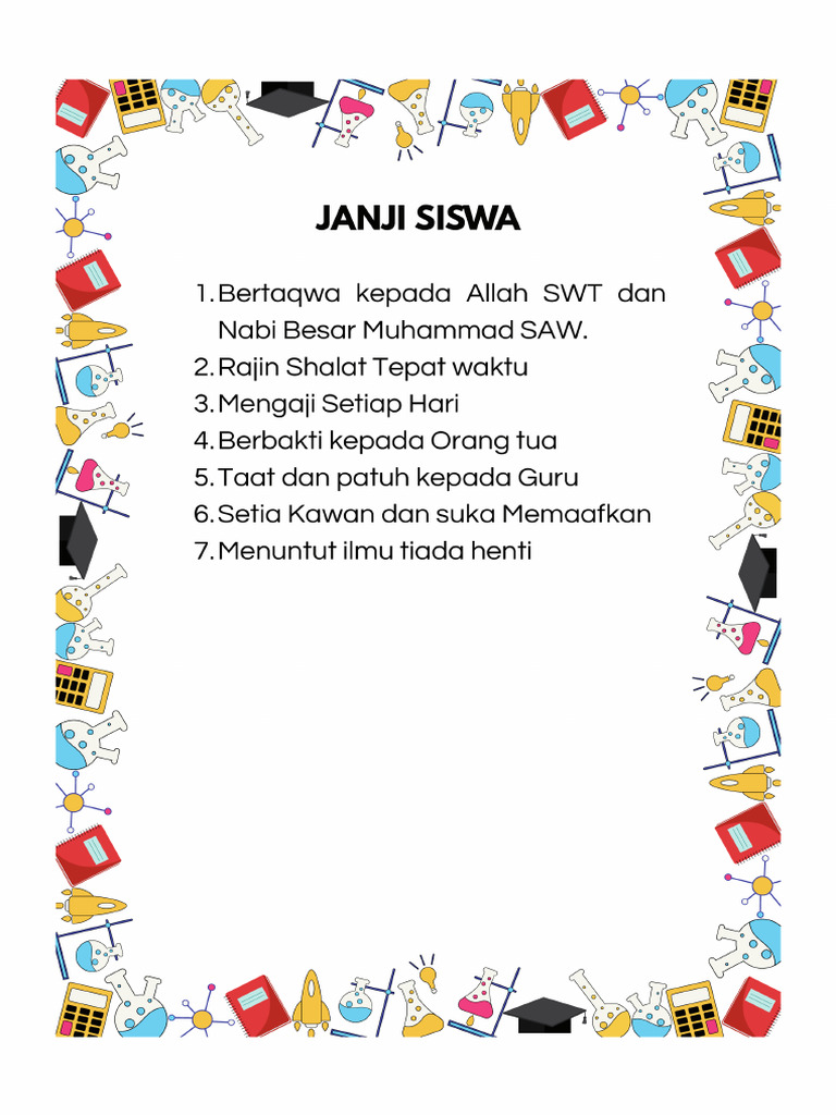 Janji Siswa | PDF