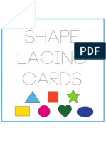 Shape Lacing Card Cover