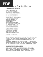 Novena a Santa Marta: Oraciones y Gozos | PDF | María, madre de Jesús ...