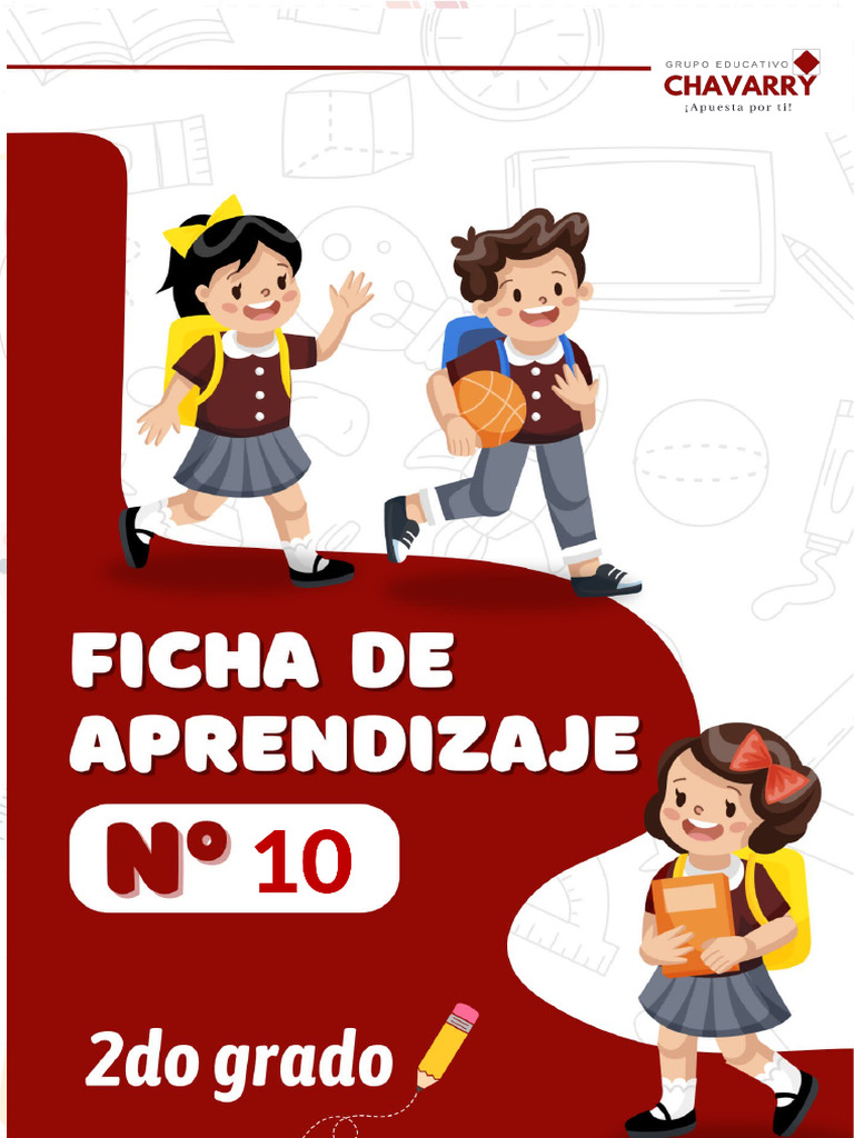 Ficha de Aprendizaje N°10 Plan Lector - 2do Grado | PDF