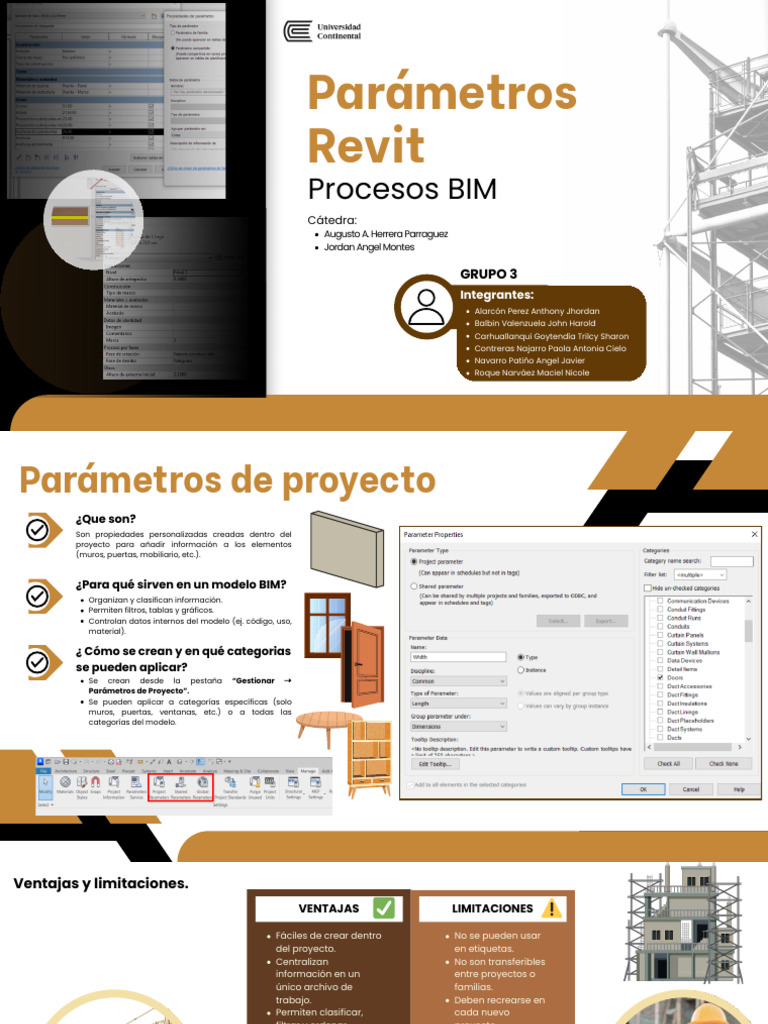 Parámetros BIM en Revit: Guía Completa | PDF | Autodesk Revit | Archivo ...