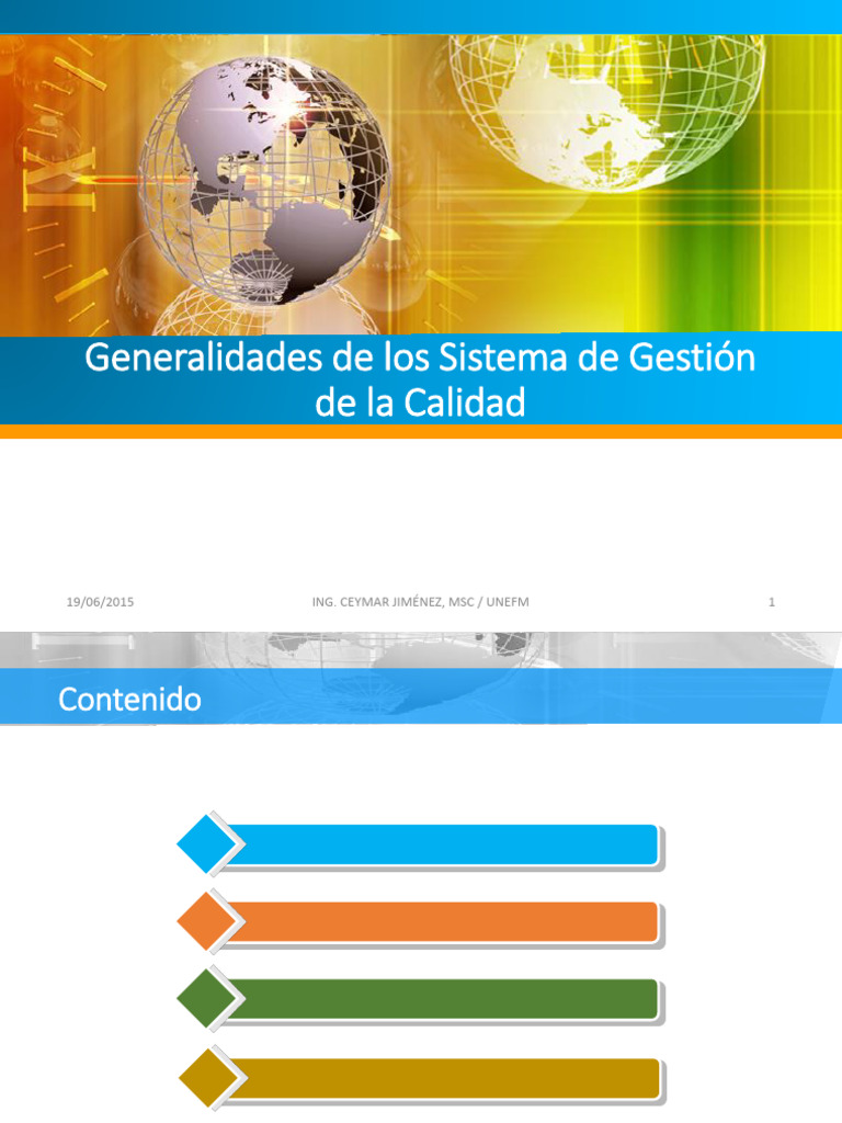 Generalidades de Los S.G.C. | PDF | Calidad (comercial) | Gestión de la ...