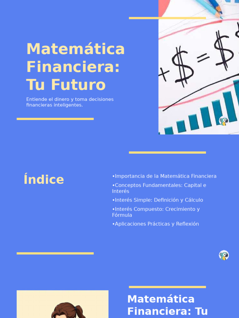 Matemtica Financiera Tu Futuro | PDF | Interés | Finanzas Matemáticas