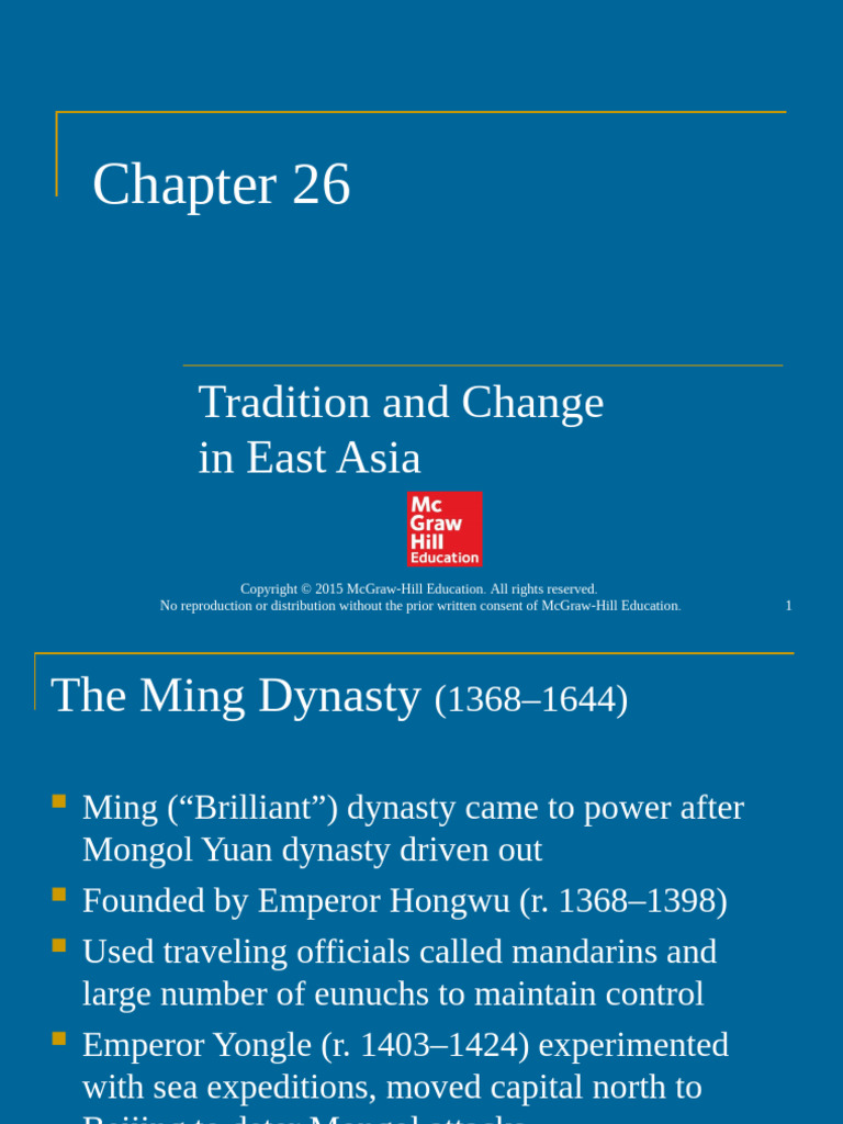 Ming and Qing Dynasties Overview | PDF | Qing Dynasty | Emperor Of China