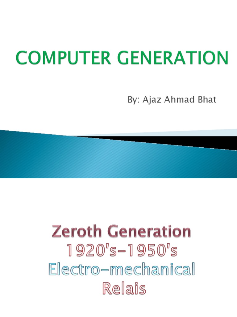 Evolution of Computer Generations | PDF | Integrated Circuit | Computer ...