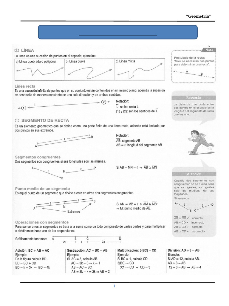 Taller de Geometría Intermedia Secundaria | PDF
