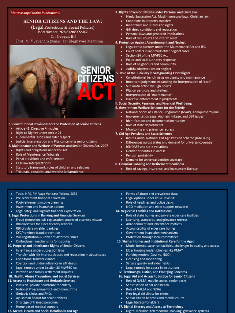 Legal Protections for Senior Citizens | PDF | Justice | Crime & Violence