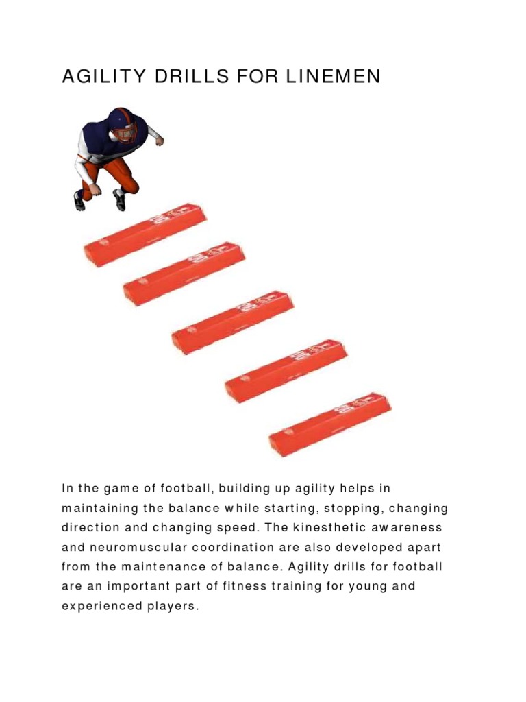 Essential Agility Drills for Linemen | PDF