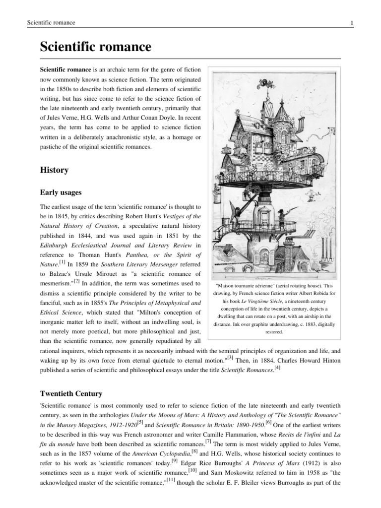 Scientific Romance PDF Speculative Fiction Science Fiction
