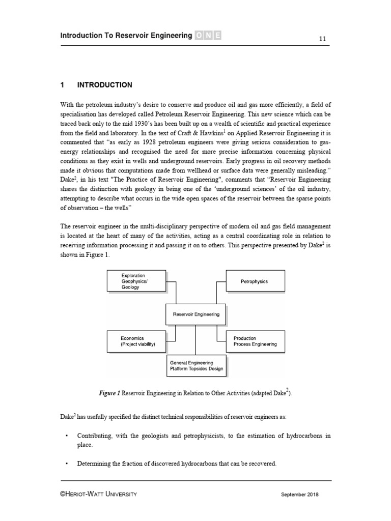 Petroleum Reservoir Engineering Overview | PDF | Petroleum Reservoir ...
