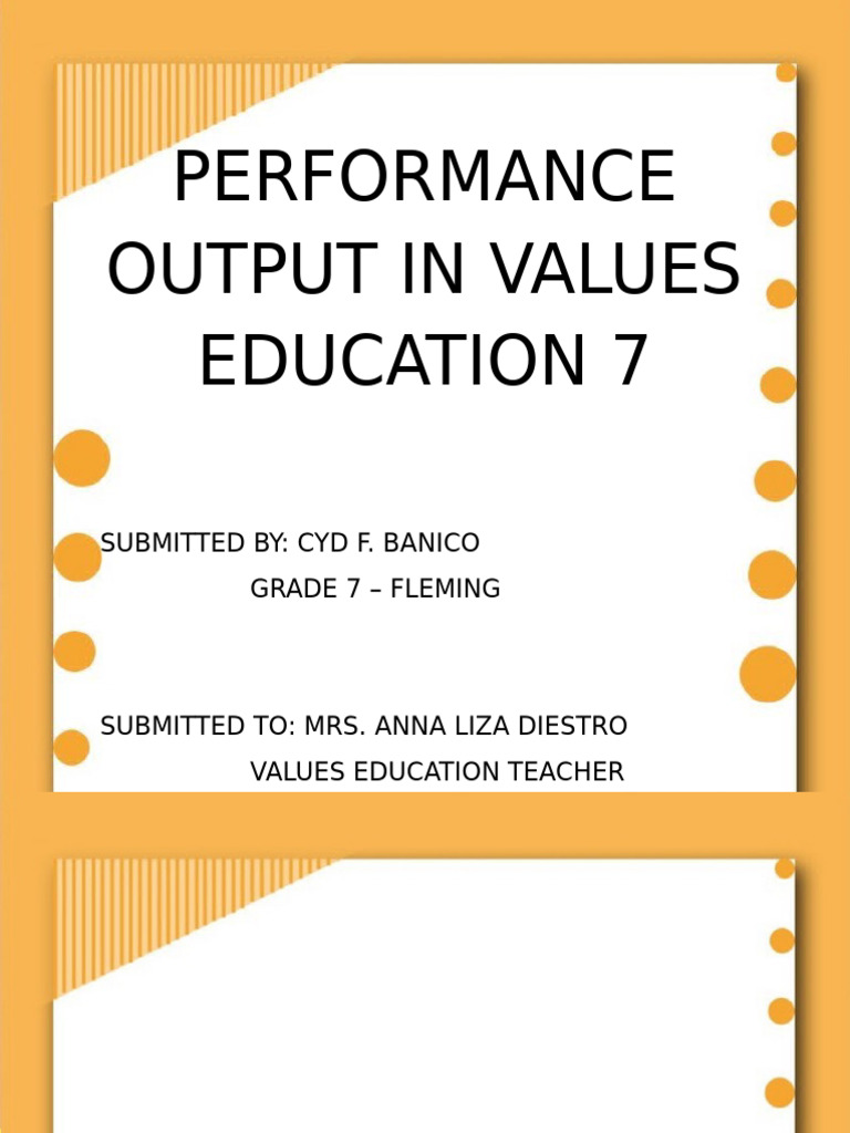 Performance Output in English 7 | PDF