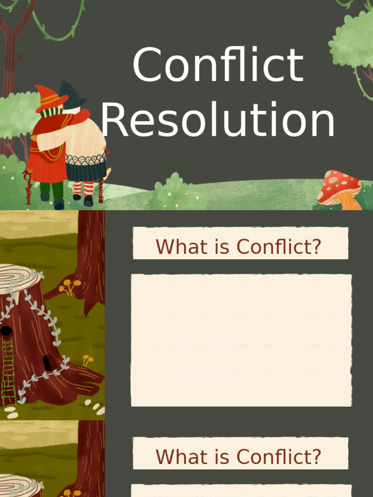 Conflict Resolution | PDF