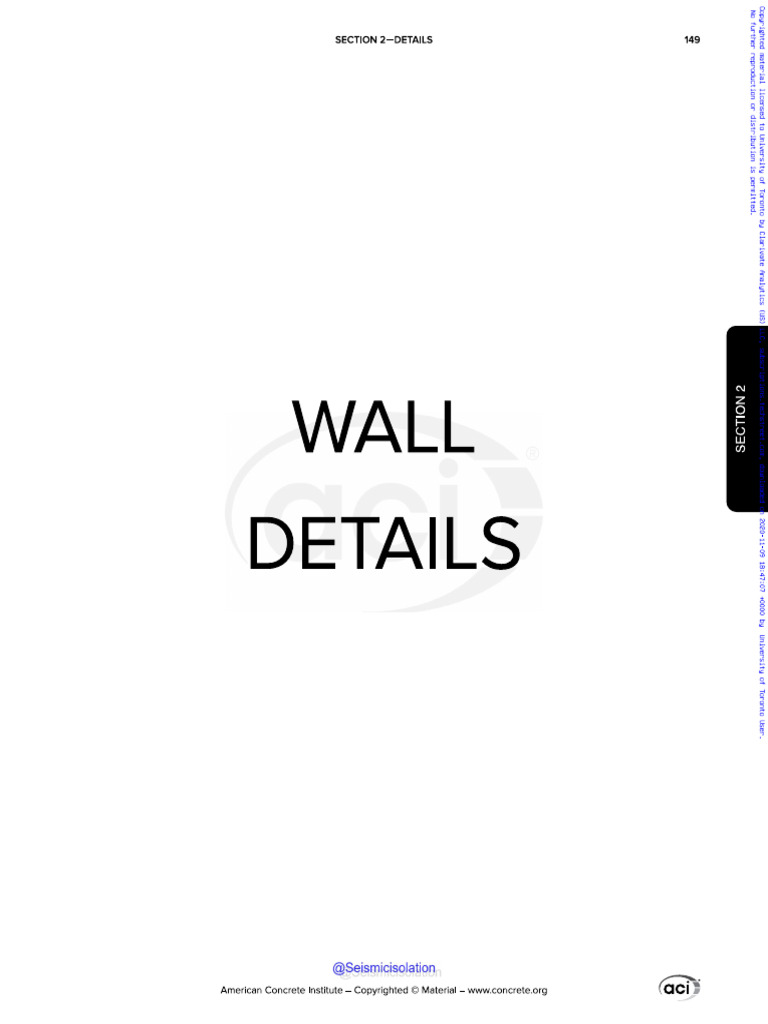 Wall Details | PDF