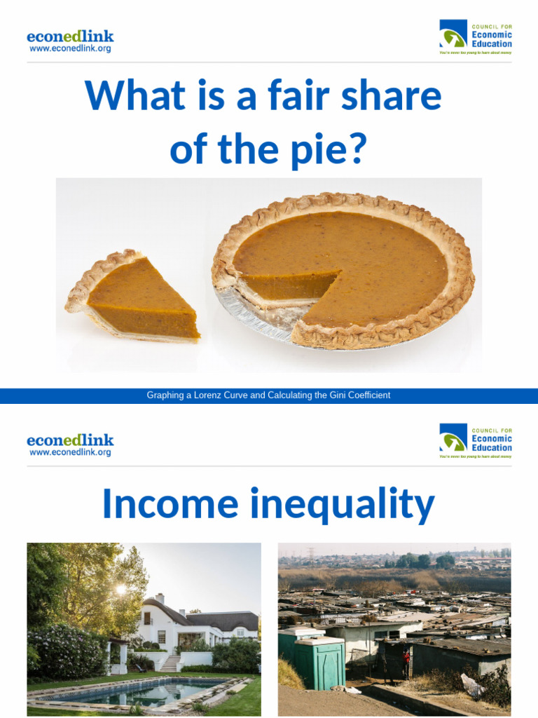 What Is A Fair Share of The Pie | PDF | Gini Coefficient | Economies