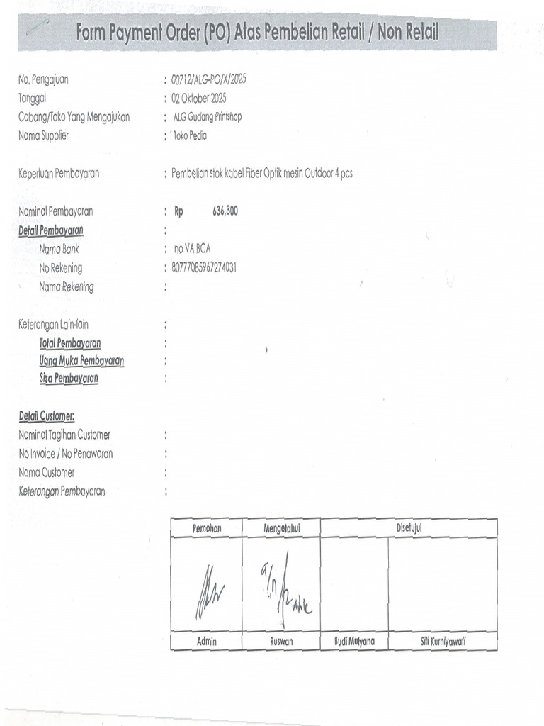 Form 00712-1 | PDF