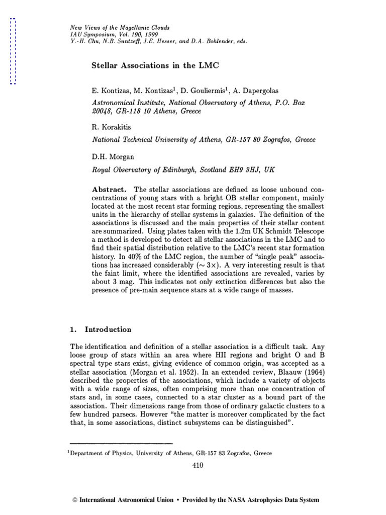 Central Densities of Star Clusters in The Magellanic Clouds | PDF ...